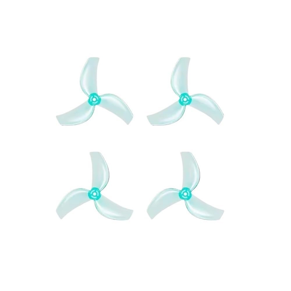 2Pairs 1611 3Blade CW CCW Propellers 1.5mm Shaft For 1102 0802SE Brushless Motor Pavo Femto Drone Plastic Props(2pair Blue)