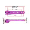 2PCS TGCWENG CNC Aluminum 25T Servo Horn Long Steering Servo Arms Compatible Futaba Savox Xcore HL HSP HD Power Rc Servos Suitable for RC Airplanes RC Plane Car (Purple) view 3