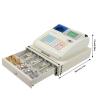 48 Keys Electronic Cash Register with 8 Digital LED Display and Thermal Print Head, Multifunction Thermal Digital Cash Register for Shopping Malls, Small Business, Supermarket Retailer (White) view 3