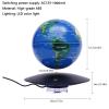 6-inch Floating Globe, 360Magnetic Levitation Globe with LED Light Auto-Rotating Magnetic Levitating Globes Rotatable Geographic Levitating Globes for Home Office Desk (Dark Blue+Black/Style B) view 2