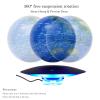 6-inch Floating Globe, 360Magnetic Levitation Globe with LED Light Auto-Rotating Magnetic Levitating Globes Rotatable Geographic Levitating Globes for Home Office Desk (Dark Blue+Black/Style B) view 4