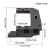 Machined Brass Servo Mount Bracket for Vanquish H10 Optic Sparco Yokohama RTR 1/10 RC Crawler Upgrades Parts Accessories view 2