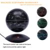 6-inch Floating Globe, 360Magnetic Levitation Globe with LED Light Auto-Rotating Magnetic Levitating Globes Rotatable Geographic Levitating Globes for Home Office Desk (Black/Single Color Light) view 3