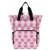 GOODOLD Diaper Bag Backpack for Mom Dad, Pink Heart Cakes Unisex Baby Bag Large Capacity Waterproof Travel Backpack with Insulated Pockets, Stroller Strap view 1