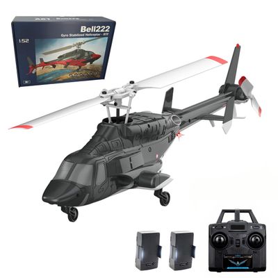 1/53 AW A61 RC Helicopter for Adults, 2.4G 4CH Flybarless Single-Rotor Mini Remote Control Helicopter with Optical Flow Altitude Hold, RC Aircraft Model Toy Gift -RTF