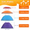 Stepping Stones for Kids Indoor & Outdoor Activity Slip-resistant help to Improve Coordination, Strength and Balance 13 pieces view 2