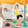 Stepping Stones for Kids Indoor & Outdoor Activity Slip-resistant help to Improve Coordination, Strength and Balance 13 pieces view 3