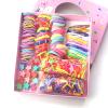 ZJchao Girl Elastic Hair Ropes Color Metal Hairpin Box Kit Children Headwear Set Kit view 2
