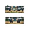 YYHWHJDE Elephant In The Grassland Prints Baby Bow Headband Super Stretchy Soft Bows Hair Accessories for Newborn Infants Toddlers Kids Girls view 2