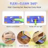Kids Spray Mop that Really Works,Pretend Play Toddler Cleaning Set,Montessori Toys Cleaning Set for Ages 4-8, Water Sprayer & Scraper & 2 Washable Mop Pads, Housekeeping Toys Gifts for Kids Toddlers view 3