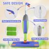Kids Spray Mop that Really Works,Pretend Play Toddler Cleaning Set,Montessori Toys Cleaning Set for Ages 4-8, Water Sprayer & Scraper & 2 Washable Mop Pads, Housekeeping Toys Gifts for Kids Toddlers view 4