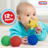 Lollipop - Little Tikes 6 Soft Sensory Balls Baby Safe Balls for 1 Year Old, BPA Free Textured Balls for Toddlers Learning Toys for 12 Months+ Infant Tool Set for Motor Skills & Sensory Play view 3