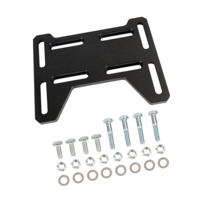 Yiju Motor Engine Mounting Plate Adapter Bracket for Gx154 Engine Accs, Black