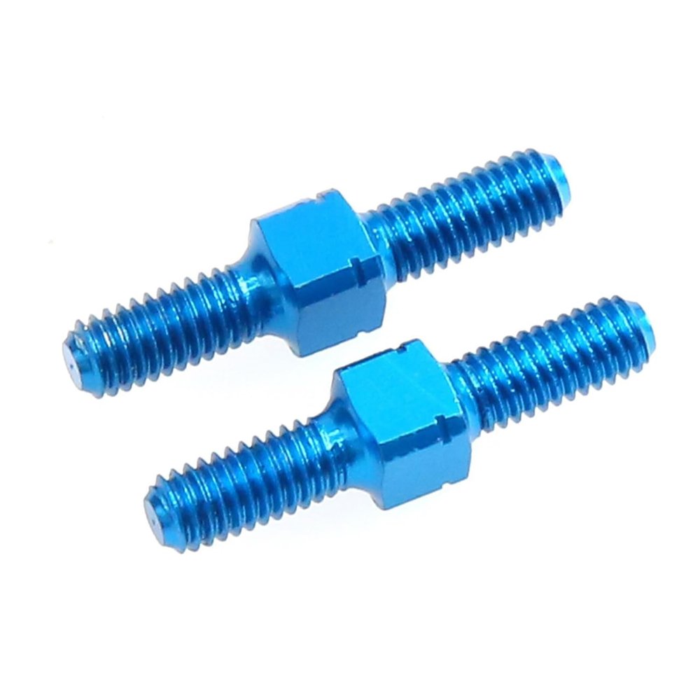 2 Pieces 3x18mm Aluminum Turnbuckle Rods Vehicle Mods for Improved Stability in Remote Control Vehicles Aluminum Turnbuckle Shaft