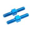 2 Pieces 3x18mm Aluminum Turnbuckle Rods Vehicle Mods for Improved Stability in Remote Control Vehicles Aluminum Turnbuckle Shaft view 1