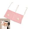 Cotton Fabric Baby Strollers Hanging Bag Storage Bag Organiser Features Double Pockets For Organizing Supplies Diaper Case view 2
