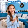 24 Pack Christmas Lollipop Stationery Set, Bulk-Giant Lollipop Stationery Goodie Bags Kit for Kids, Students, Children, School Classroom Gift, Includes Pencils Stickers Erasers Notepads Sharpeners view 3