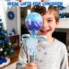 24 Pack Christmas Lollipop Stationery Set, Bulk-Giant Lollipop Stationery Goodie Bags Kit for Kids, Students, Children, School Classroom Gift, Includes Pencils Stickers Erasers Notepads Sharpeners view 4