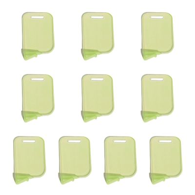 10pcs Clear Trading Card Game Dividers with Flexible Design for Secure Collectible Sorting and Portability Collection Organizer