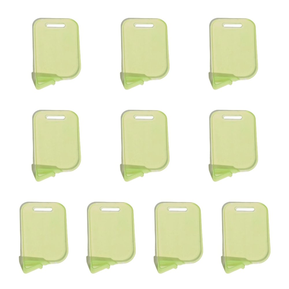 10pcs Clear Trading Card Game Dividers with Flexible Design for Secure Collectible Sorting and Portability Collection Organizer