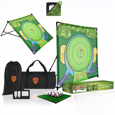 Battle Golf Indoor Chipping Game The Original Portable Battle Golf Chipping Game for Dad's and Junior Golfers (Standard Indoor Set Without Club)