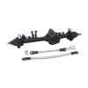1/10 RC Car Axle Straight DIY Accessory Sturdy Heavy Duty High Performance 217mm Length Direct Replaces Climbing Car Parts, Black Front view 1