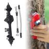 1/10 RC Car Axle Straight DIY Accessory Sturdy Heavy Duty High Performance 217mm Length Direct Replaces Climbing Car Parts, Black Front view 4