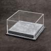 1/64 Scale Vehicle Display Case with Clear Lid for Collectibles Storage, Grey view 2