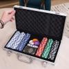Elbow Room Games 300 Piece Poker Set, Includes Colored Chips, Dice, Dealer and Blind Chips, Deck of Cards in a Carrying Case view 2