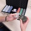 Elbow Room Games 300 Piece Poker Set, Includes Colored Chips, Dice, Dealer and Blind Chips, Deck of Cards in a Carrying Case view 3
