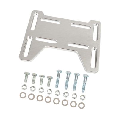 Menolana Engine Mounting Plate, Replacement Performance Parts, Aluminum Mounting Plate Adapter Bracket for Gx154 Parts, Silver