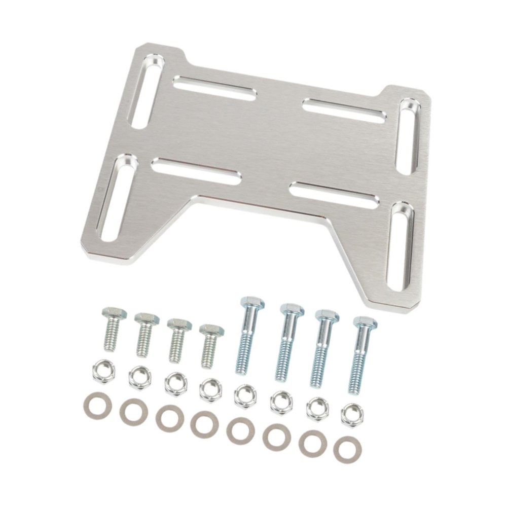 Menolana Engine Mounting Plate, Replacement Performance Parts, Aluminum Mounting Plate Adapter Bracket for Gx154 Parts, Silver