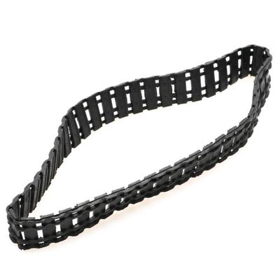 1PCS 36 37 42 57 66cm Closed Rubber Tracks Compatible with DIY Tank Model Robot Toys RC Crawler Tracked Vehicle Tyre Accessories Compatible with Various RC Models(A 66x2.5cm)