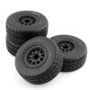 Compatible with Slash for Arrma for SENTON for VKAR 10SC for HPI RC Car 4Pcs 112Mm 1/10 Short Course Truck Tire Tyres Wheel with 12Mm Hex RC Tires view 2