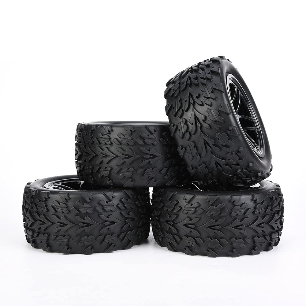 1/10 Universal Remote Control Vehicle Wheels Car Tires RC Car Accessory 115mm