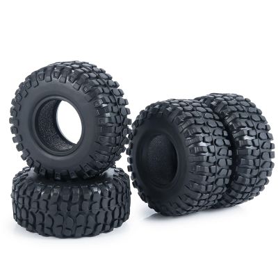 Compatible with Axial for SCX24 for Deadbolt C10 for JLU for Bronco 1/24 RC Crawler Car 4Pcs 1.0" Rubber Wheel Tires 50mm/54mm RC Tires(Type-B)