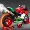HTLNUZD 1/9 Large Metal DieCast 1299 High-Performance Model Spray-Simulated Start, Adult Collectible for Ducati Style (1299-Orange) view 2