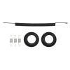Engine Exhaust Pipe Aluminum Alloy Sturdy Anti Deformation RC Engine Exhaust Tube for 1/8 Oil Truck Remote Vehicle Accessories Silver view 2