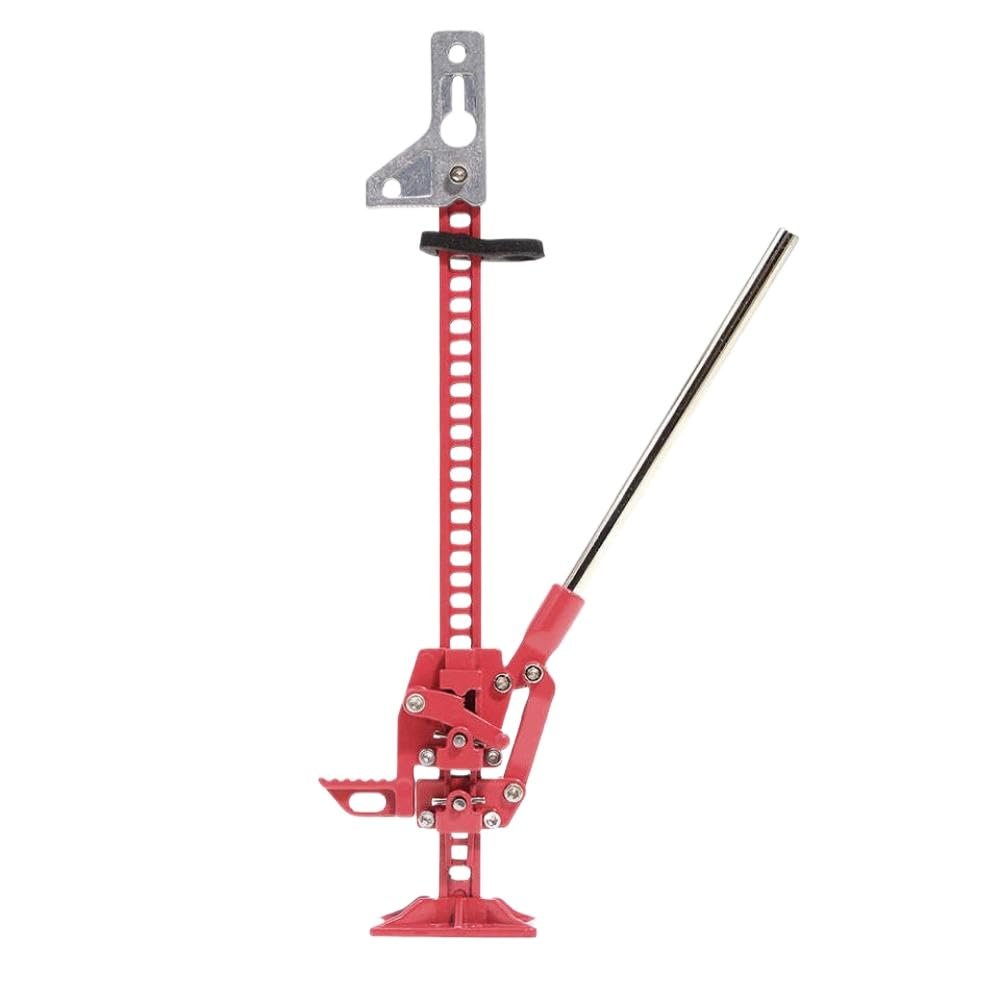 1 10 Scale Hydraulic Jack Lift Tool Slidable Simulation Compatible with RC Crawlers Realistic Upgrade Part Compatible with Remote Control Vehicles(Red)