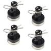 Parts For HSP For Tamiya For Redcat For Axial For SCX10 1/10 4PCS RC Car Alloy Stealth Invisible Body Post Mount R Clips Pin(Black) view 1