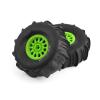 RC Tires for ARRMA for Mojave for TRAXXAS 1/7 Off-Road for Buggy for Desert Short Course Truck 4Pcs 138mm Sand Tire 17mm Wheel Hex(Green) view 2