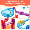 Marble Run Toy, 125pcs Marble Maze Kit STEM Educational Learning Toy for Kids, Construction Building Blocks Toys, Birthday Gift for Boys Girls 3-8with 5 Glow in The Dark Glass Marbles view 2