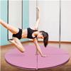 KGBNYSS Pole Dance Mat, Lightweight Folding Design, Home Use, Pink(160cm/5.2ft/63in,Thick 10cm/4in) view 2