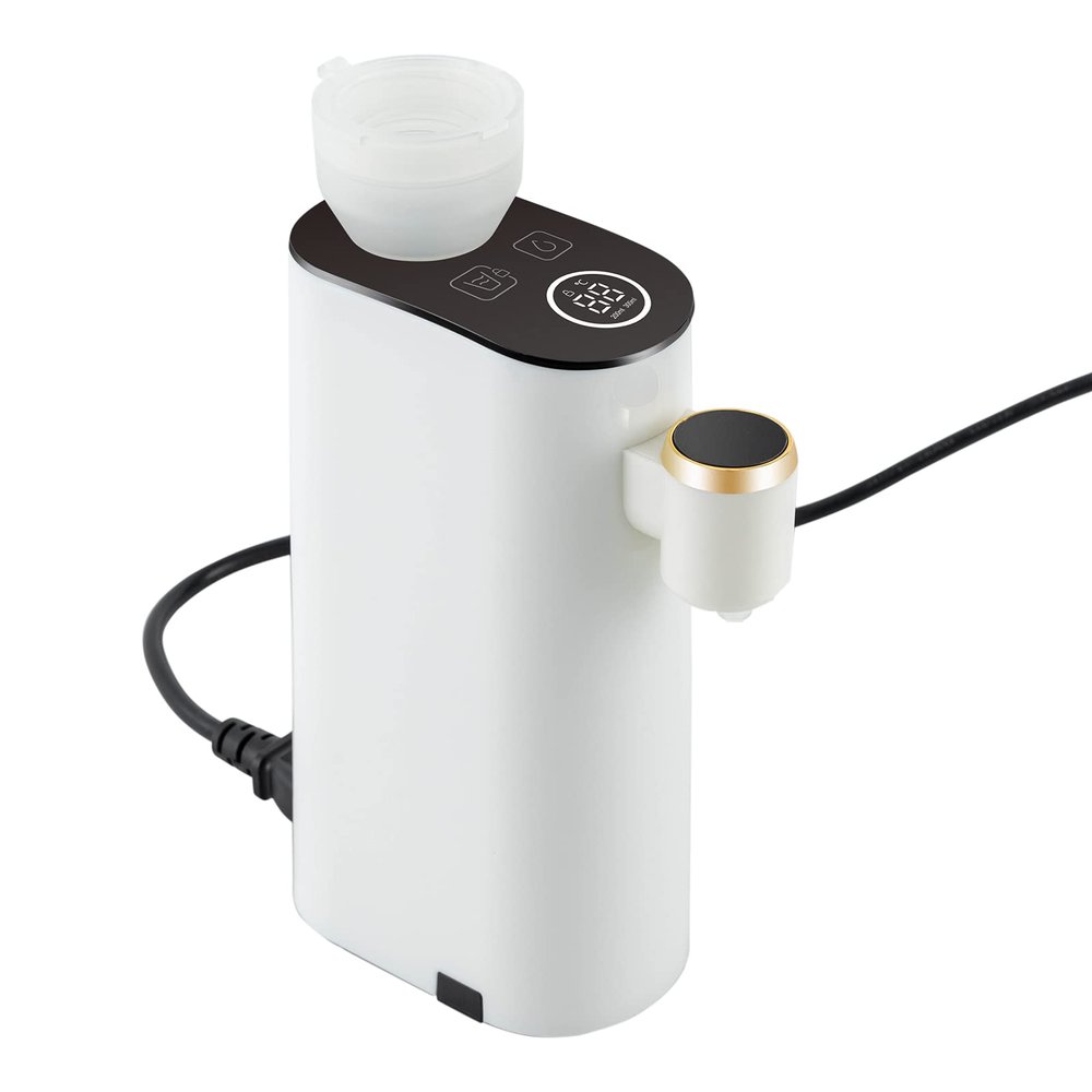 Portable Instant Hot Water Dispenser 1500W 5 Temperature Settings 2 Water Volume Options for Travel Office Baby Formula Making