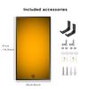 JKZUZU Display Wallboard for 42196 Race Car Model Building Kit, Home or Office Decorative Wall Panels,Adult Collectibles Wall Mount Frame (No Car Included) (42196 Display Wallboard) view 3