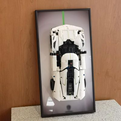 JKZUZU Display Wallboard for 42184 Race Car Model Building Kit,Home or Office Decorative Wall Panels,Adult Collectibles Wall Mount Frame (No Car Included) (42184 Display Wallboard)