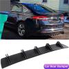BaoHYeS Rear Diffuser Compatible with Fusion SE S, Shark Fin Type Bumper, Splitter, Spoiler, Bypass Edge Black (Carbon Fiber) view 2