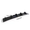 BaoHYeS Rear Diffuser Compatible with Fusion SE S, Shark Fin Type Bumper, Splitter, Spoiler, Bypass Edge Black (Carbon Fiber) view 3