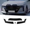 BaoHYeS Gloss Black Front Spoiler Protector Fit for BMW 7 Series G70 Tech 2024 view 2