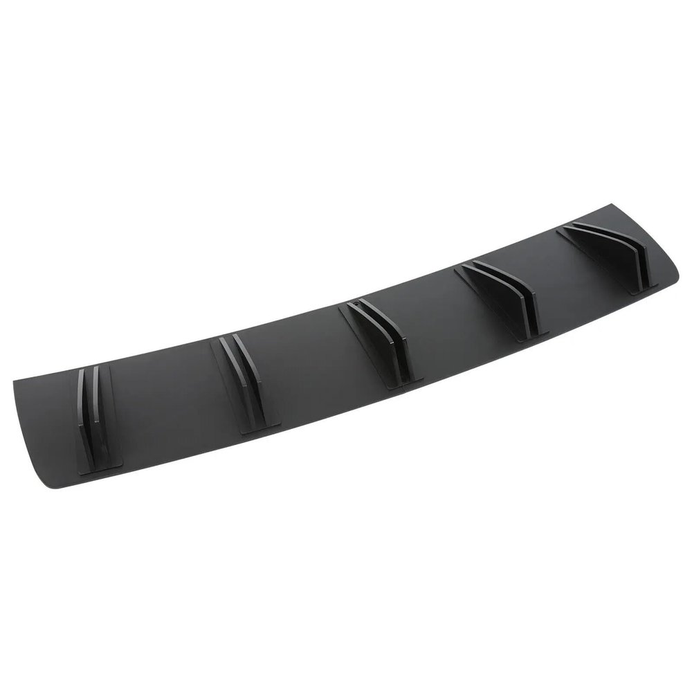 BaoHYeS Universal Rear Bumper Diffuser Compatible with A3 A4 A5 A6 A7 B8 S4 Q5 81.5cm 5 Fins Splitter Lower Spoiler Auto Parts (Matte Black)